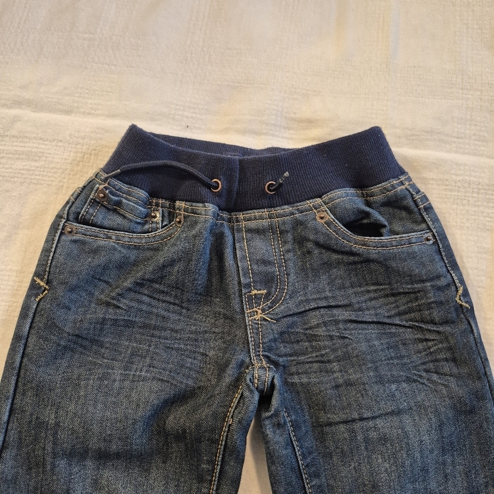 Lucky Brand boys size 6 Billy straight leg, soft waist pull on jeans VGUC - Picture 2 of 7